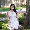 Laura Miller smiling on campus