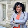 Ontaria K Wilson Smiling on campus
